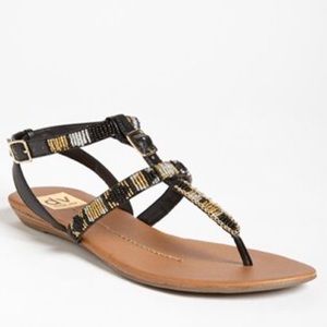 dolce vita Beaded Strappy Sandals